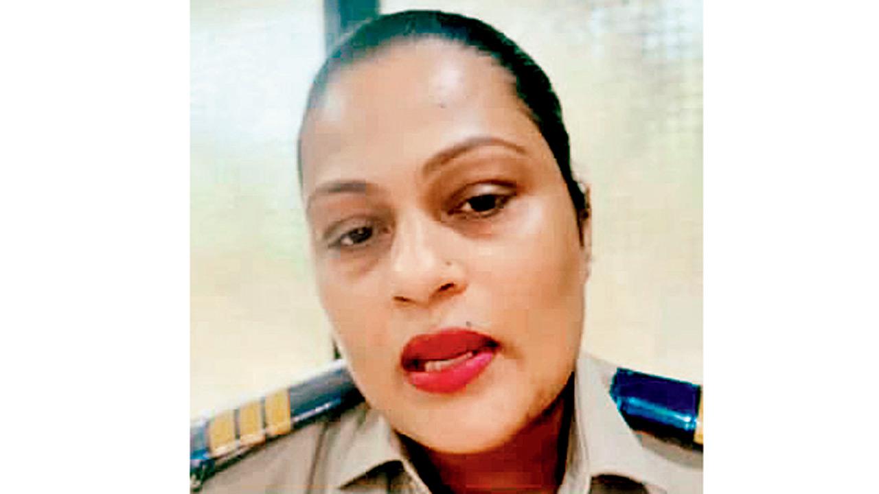 Screengrab of the reel made by Constable Anjali Umesh Gawde