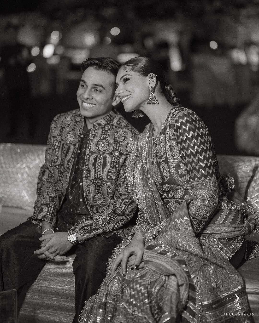 Meanwhile, during one of the ceremonies, the couple looked glamorous in traditional outfits