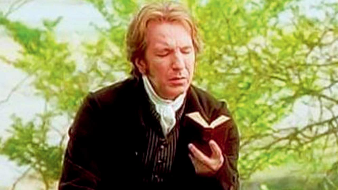 The late Alan Rickman as Colonel Brandon. Pics Courtesy/YouTube