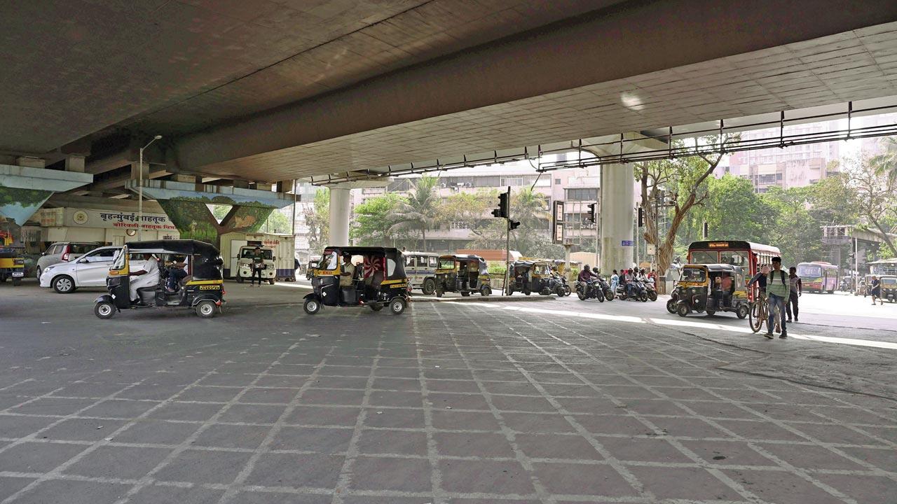 Reflectors have been installed in the area. Pic/Ashish Raje