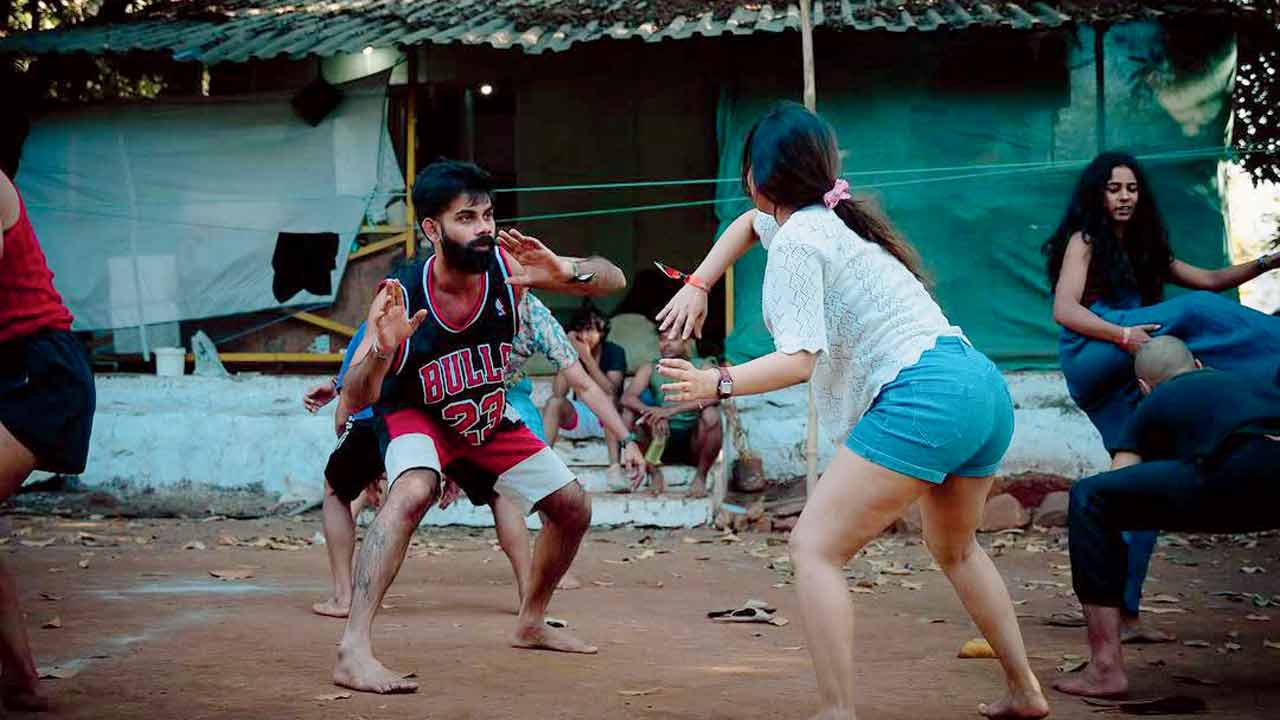Participants practise capoeira at the 2024 edition