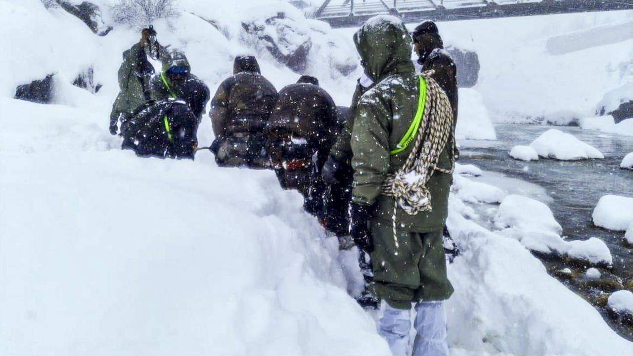 Mana, three kilometres from Badrinath, is the last village on the India-Tibet border at a height of 3,200 metres