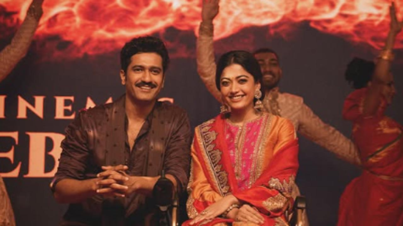 Chhaava: Vicky Kaushal learned a few words in Telugu from Rashmika Mandanna