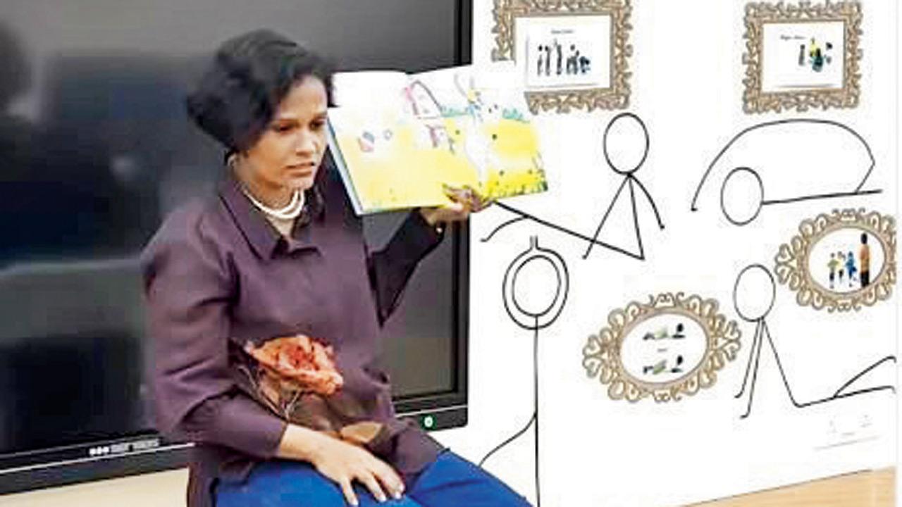 A previous children’s session. PIC COURTESY/WOODPECKER BOOKS