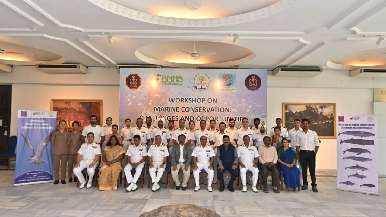 BNHS, Mangrove Foundation conduct marine conservation workshop for Indian Navy