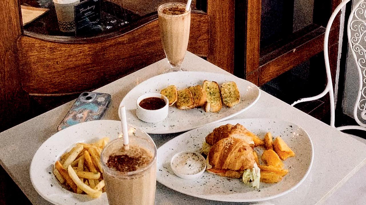 Coffee and croissants