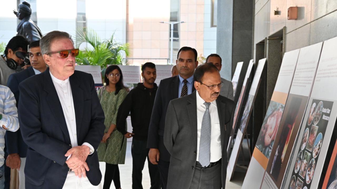 NSA Doval attends an exhibition on Bangladeshi minorities' plight