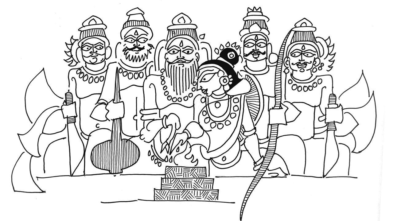 Who did Draupadi love?