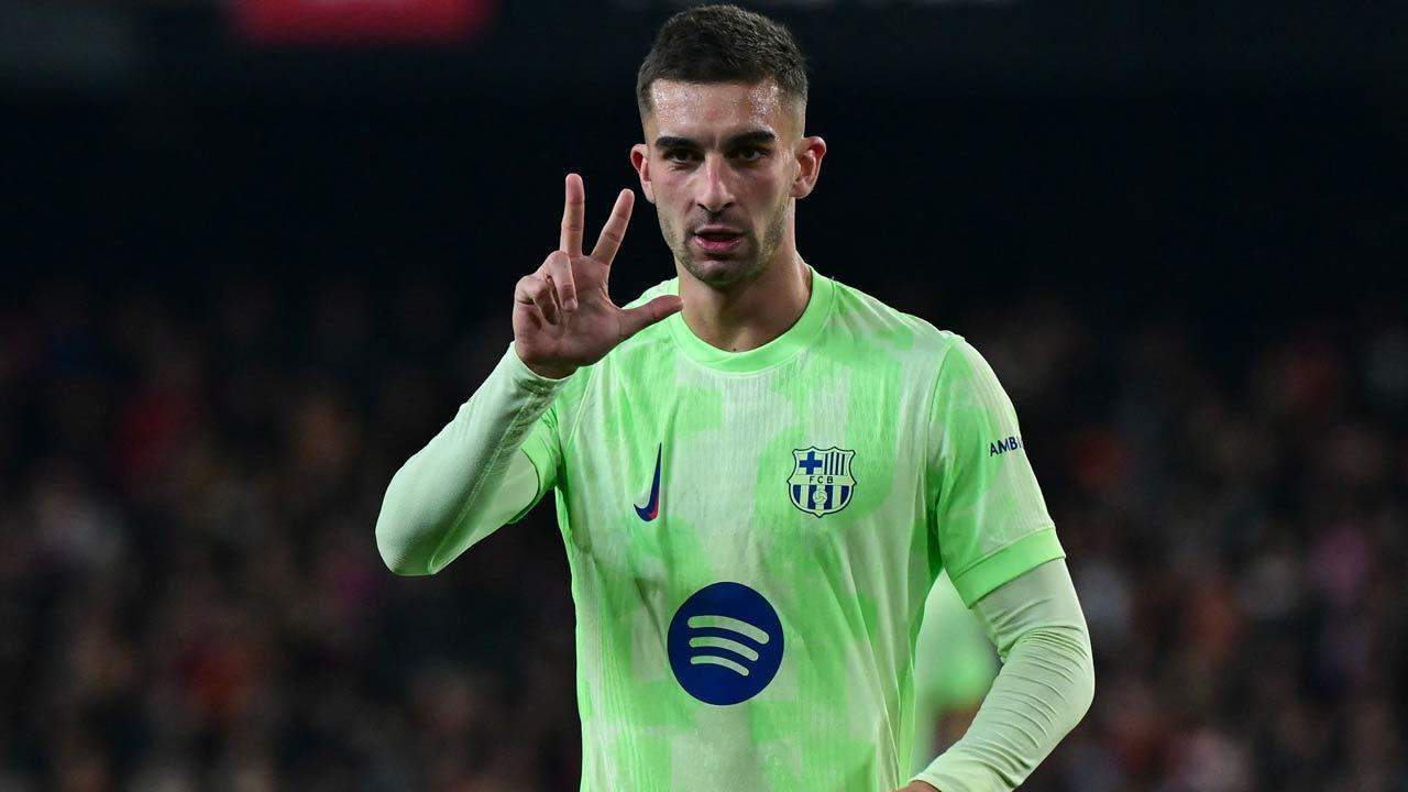Ferran Torres treble powers Barcelona past Valencia into Copa del Rey semis