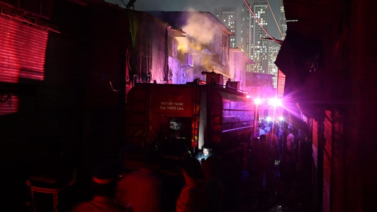 Following the information regarding the fire the Mumbai Fire Brigade and civic officials rushed to the spot