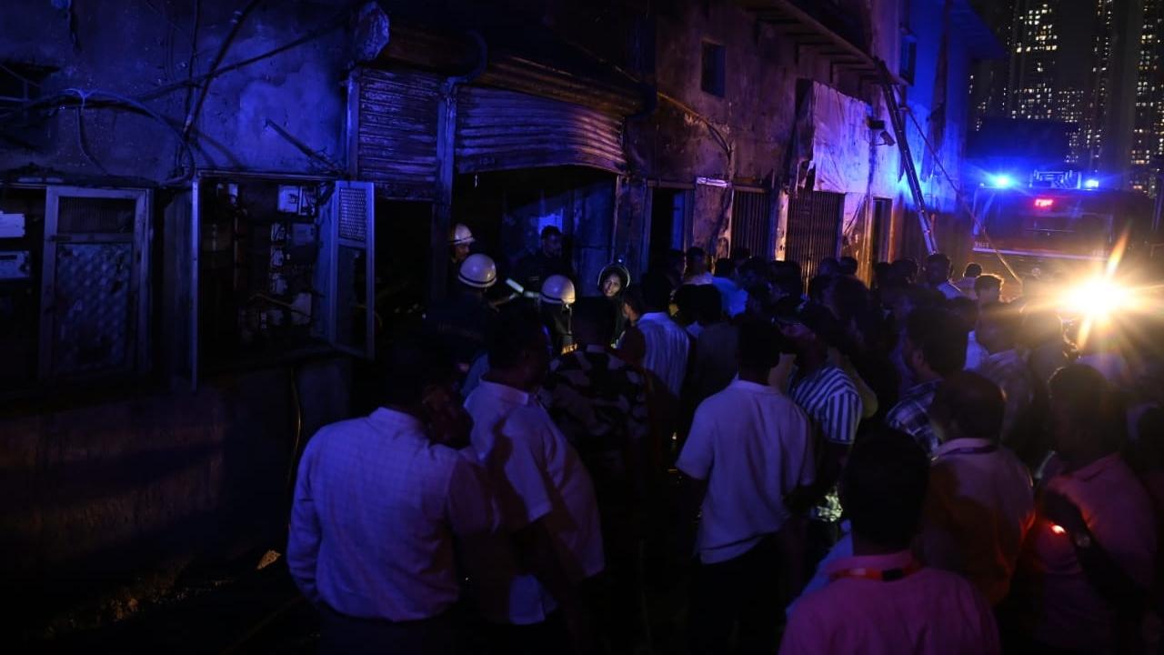 The officials launched an operation to control the blaze
