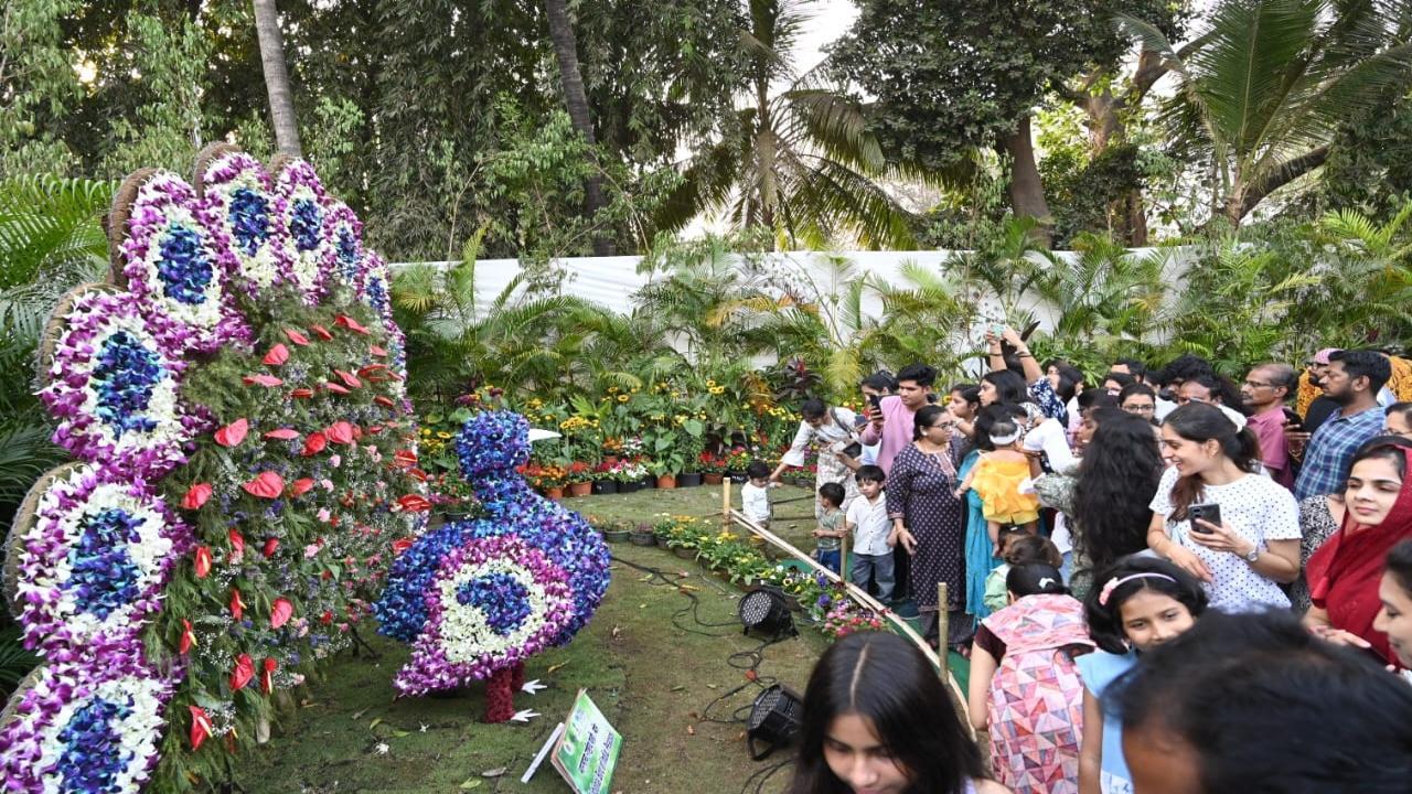Three-day Mumbai Flower Festival concludes on Monday, attracting 1 lakh spectators