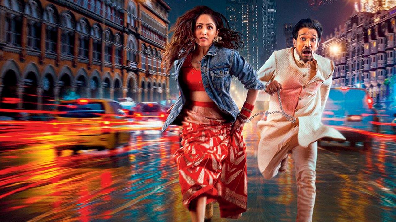 Yami Gautam and Pratik Gandhi in the film