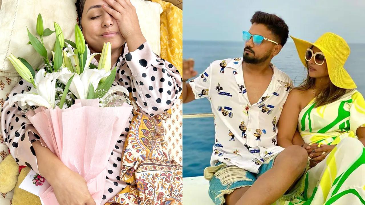 Hina Khan shares emotional post for boyfriend Rocky Jaiswal: ‘Thank you for fixing me’