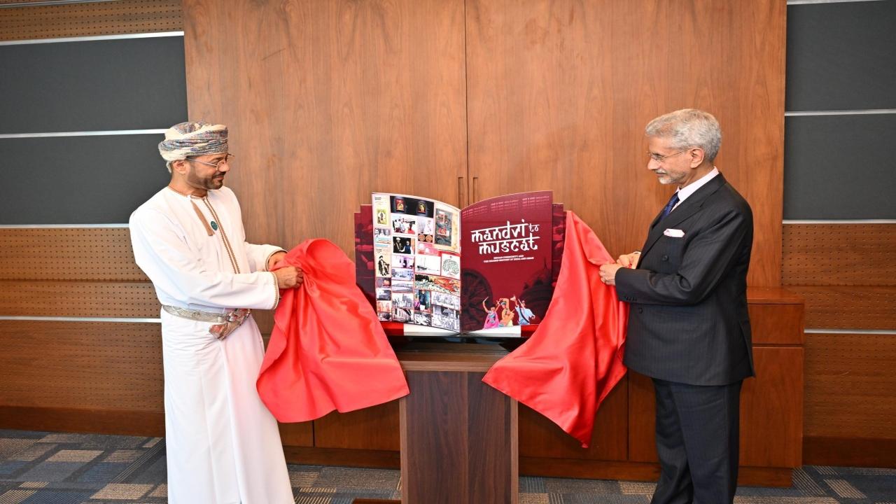 He held wide-ranging discussions with his Omani counterpart Badr Albusaidi on bilateral cooperation in trade, investment and energy security. The two leaders jointly released the logo celebrating the 70th anniversary of the diplomatic relations as well as a book titled 'Mandvi to Muscat: Indian Community and the Shared History of India and Oman'