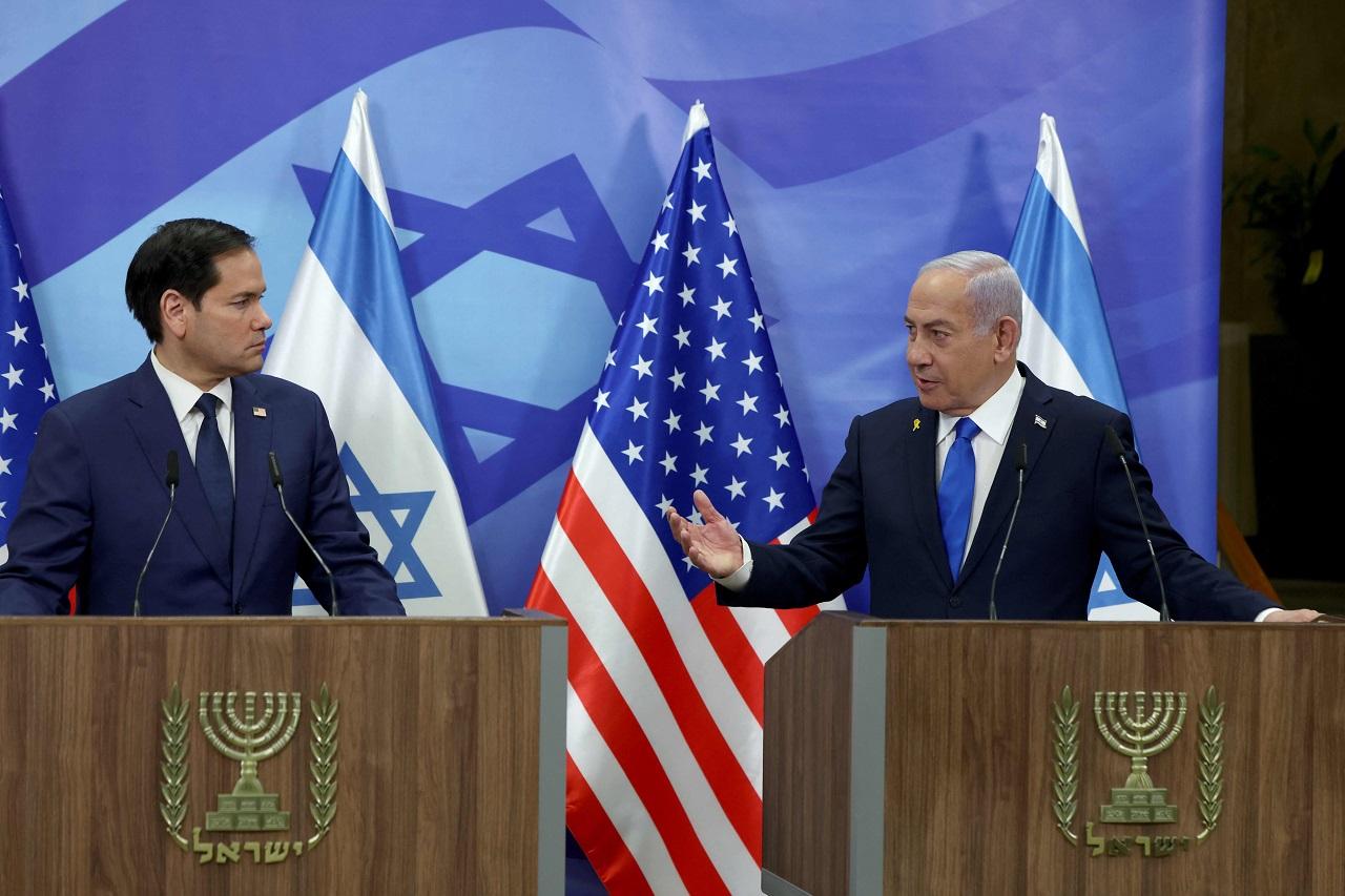 Netanyahu said the two talked about how he wants to help bring 