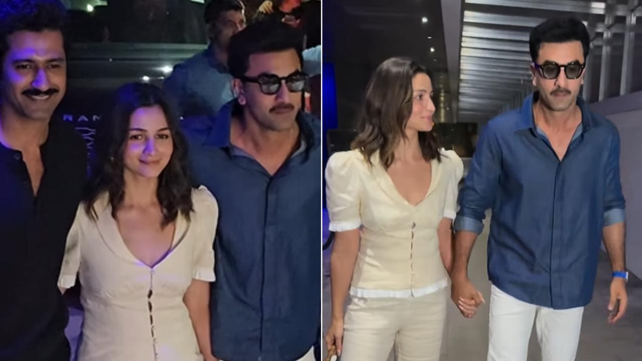 Watch! Ranbir & Alia adore each other as they attend SLB's birthday bash