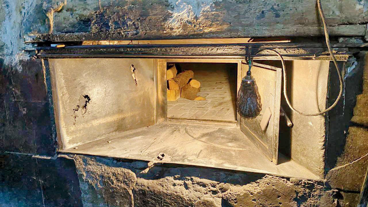 A traditional wood-fired oven