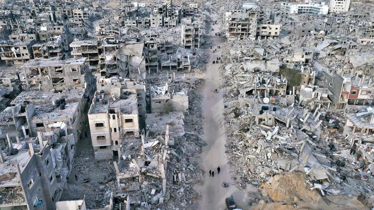 Destruction caused by the Israeli offensive in Rafah, Gaza Strip. Pics/AFP