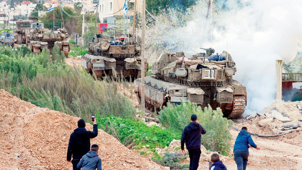 Israeli tanks enter West Bank for 1st time in decades