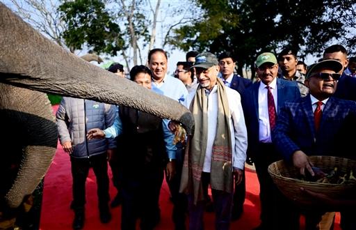 The delegation will later travel to Guwahati for the Jhumoir dance performance by 9,000 artistes, attended by Prime Minister Narendra Modi. Assam Chief Minister Himanta Biswa Sarma called the visit “historic,” stating it would strengthen foreign collaboration and investment in the state.