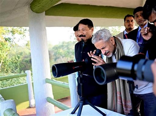 Assam Agriculture Minister Atul Bora, MP Kamakhya Prasad Tasa, and Kaziranga National Park Director Sonali Ghosh accompanied the delegation. Jaishankar and some envoys were seen feeding the elephants after their safari, adding a personal touch to their visit.