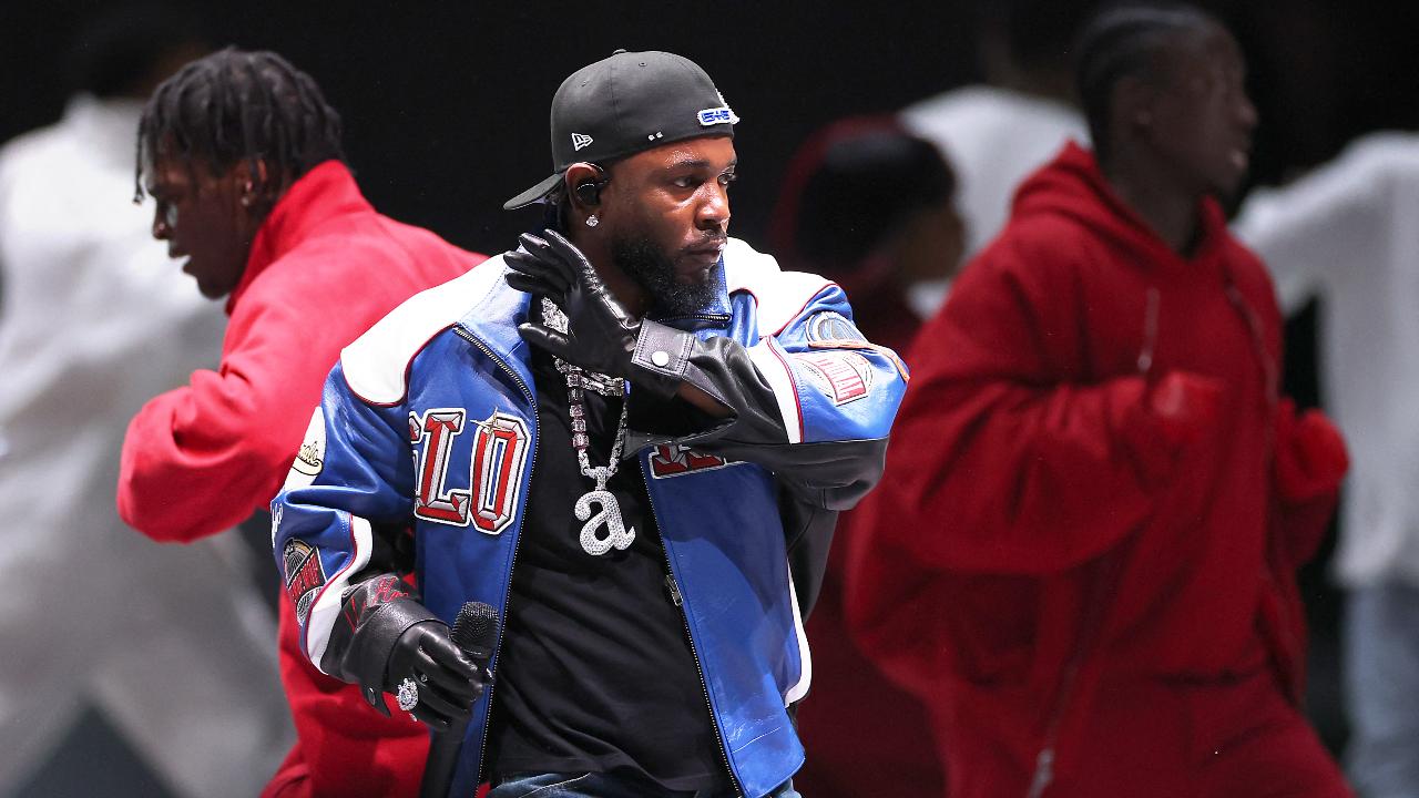 Kendrick Lamar brought out his best as he performed onstage during Apple Music Super Bowl LIX Halftime Show at Caesars Superdome on February 9 in New Orleans, Louisiana