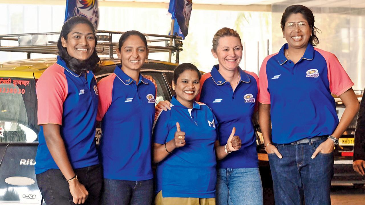 MI players, coaches treat taxi driver Sarika to lunch at five-star hotel