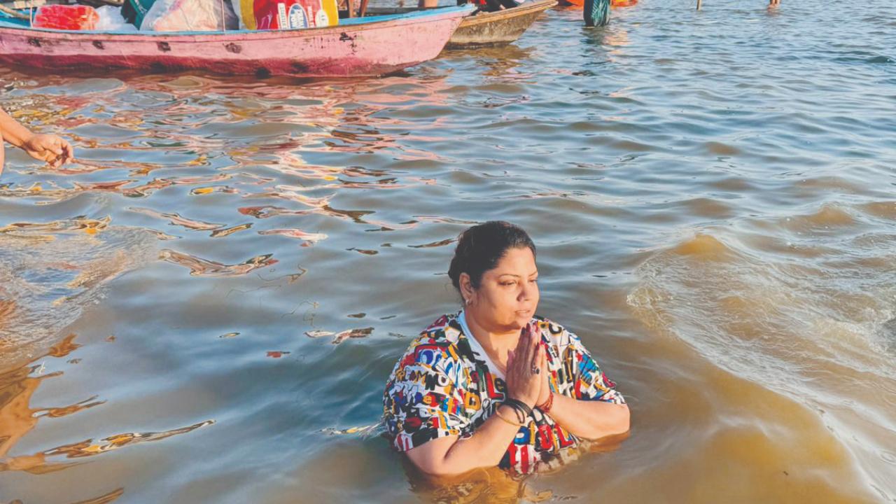 For Sunita Pandey, a spontaneous decision to embark on this pilgrimage was born out of an unshakeable calling to witness Maha Kumbh 2025; 22-year-old Diya Pandey who feels more spiritual after taking a dip in the holy waters