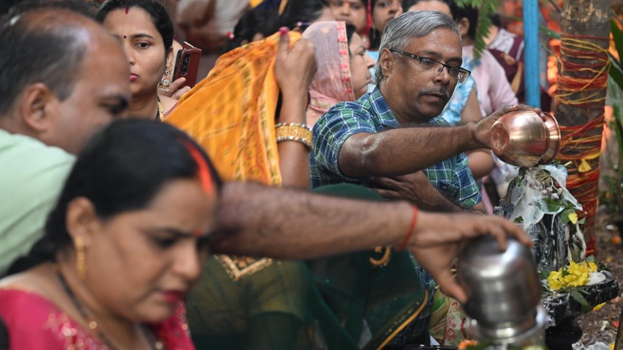 It also marks the divine marriage of Lord Shiva--the lord of destruction--with Goddess Parvati
