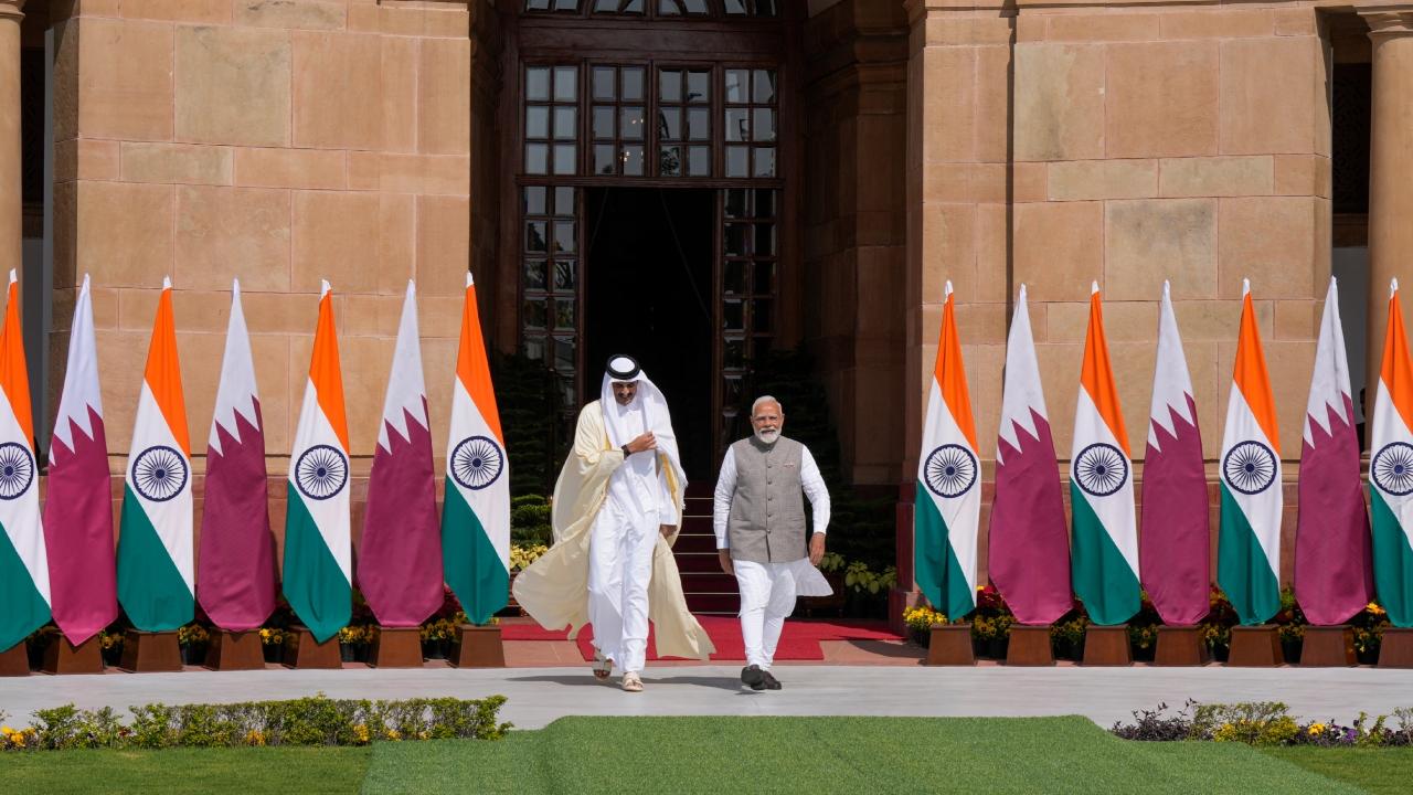 The two leaders held delegation-level talks at Hyderabad House, in New Delhi