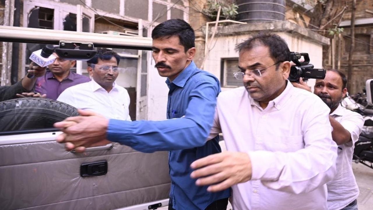 Along with Mehta, builder Dharmesh Paun, also an accused in the irregularities case, was produced before the court on Sunday