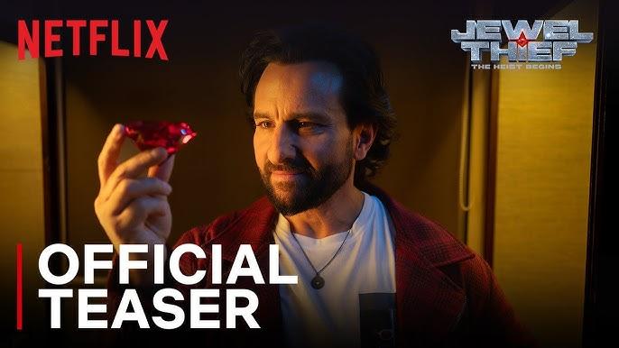 Saif Ali Khan attended Netflix's 2025 slate announcement, where the official teaser of his and Jaideep Ahlawat's film Jewel Thief – The Heist Begins was unveiled