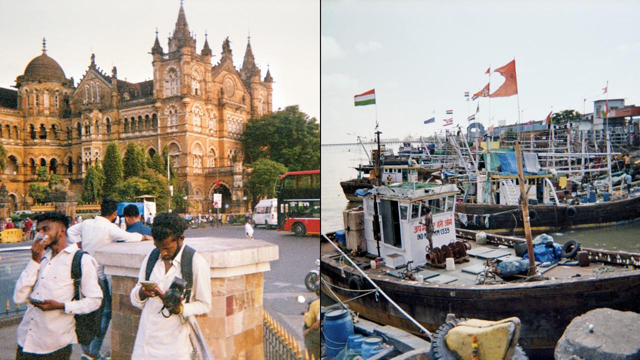 Photographs captured by participants (from left) Firoz Shaikh and Nasim Shaikh
