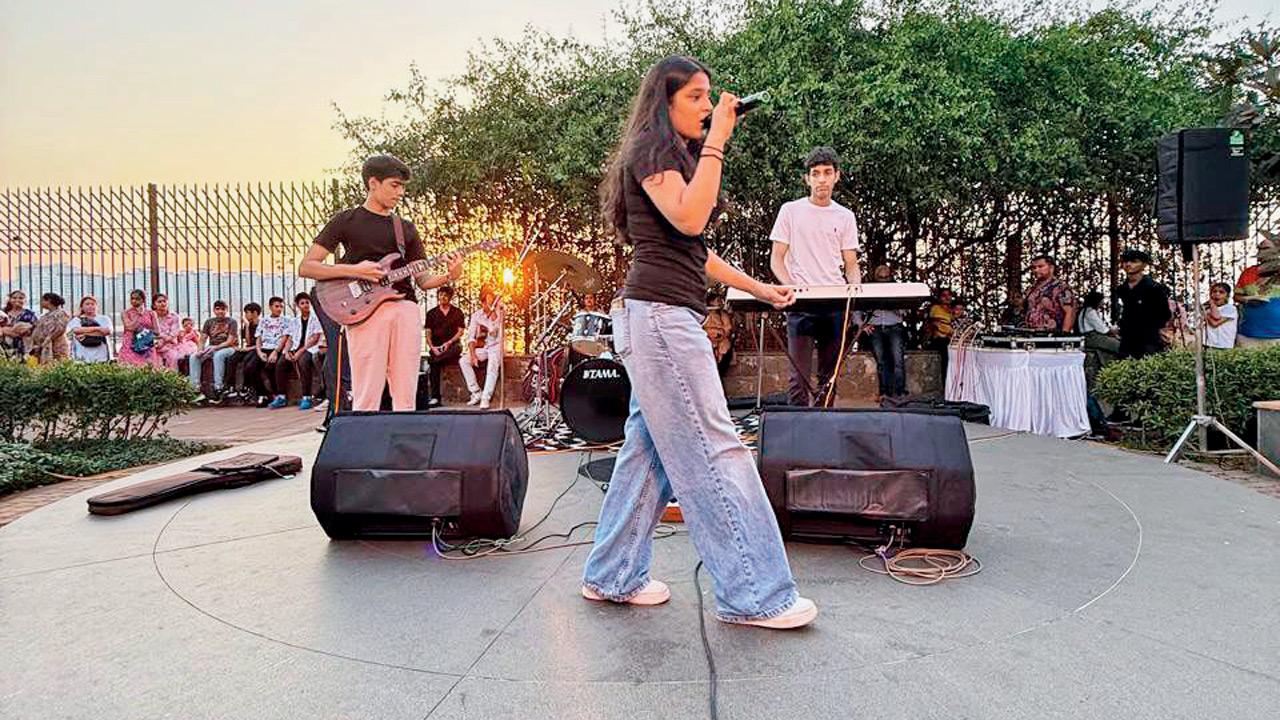 A moment from the event