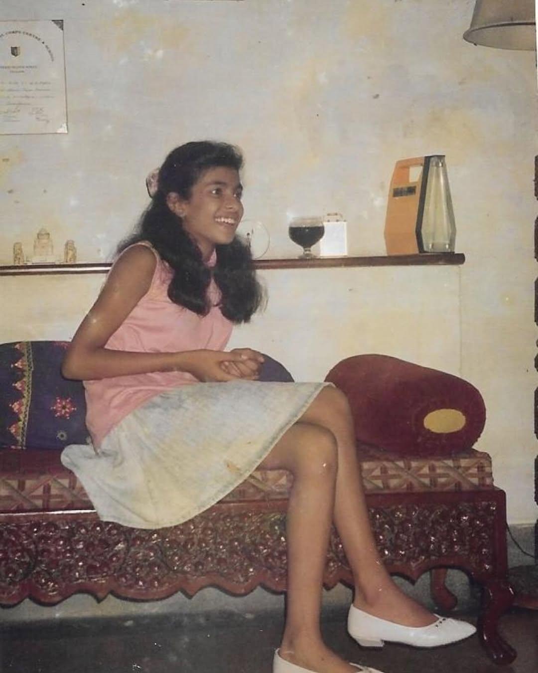 This snap has Priyanka seated on a sofa, wearing a beautiful white skirt and pink top. While sharing the description of the pic, Priyanka wrote, 