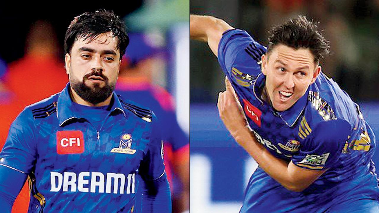 Rashid Khan and Trent Boult