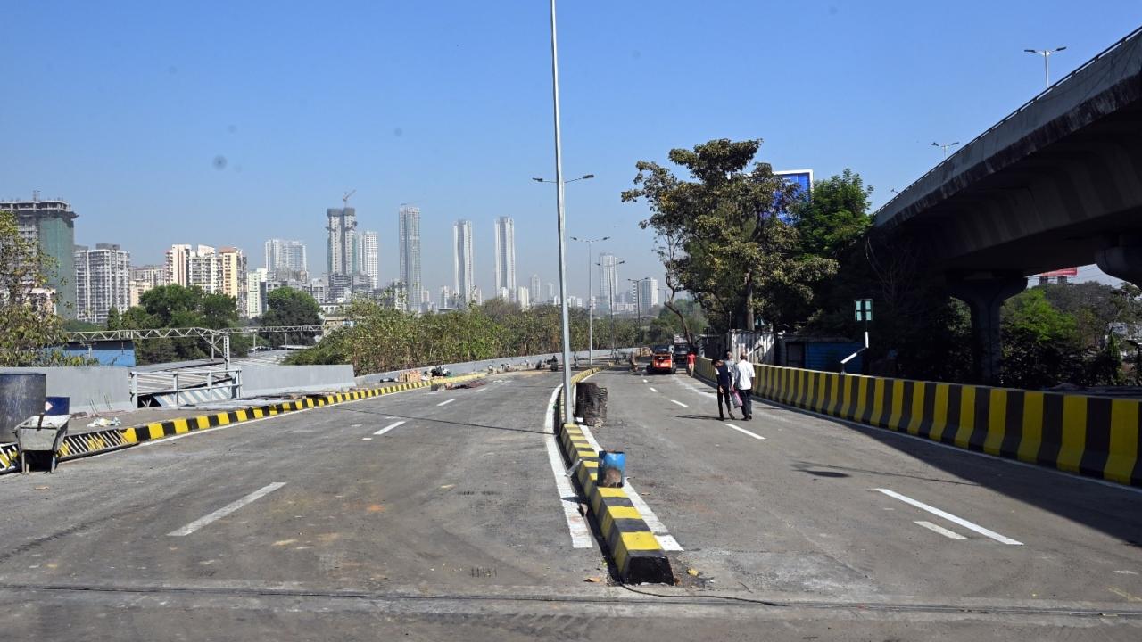 The new Reay Road cable-stayed bridge at Barrister Nath Pai Marg, Byculla (East), Mumbai, is set to open in February