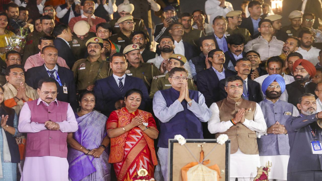 CM Gupta, after taking charge of office at the Delhi Secretariat said, 