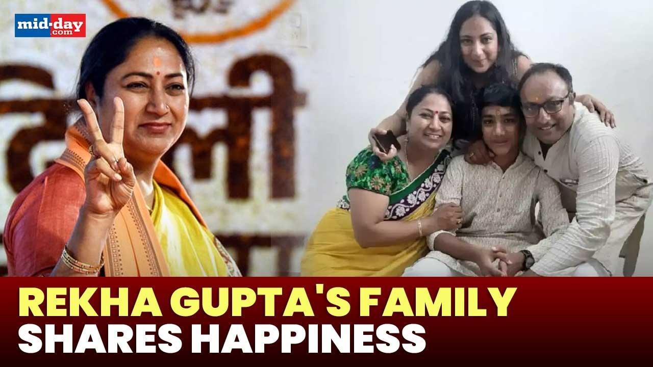 Rekha Gupta's husband & son express pride as she becomes Delhi CM-Designate