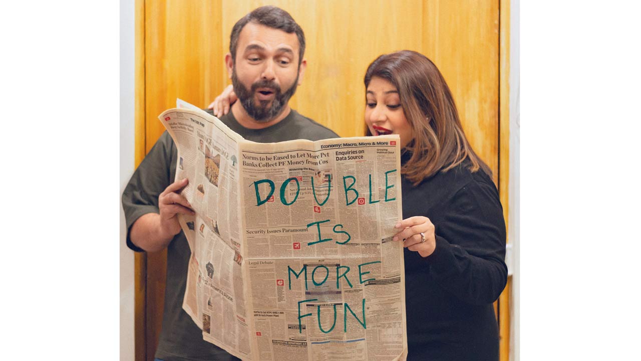 Smriti Notani is due to deliver her twins in March