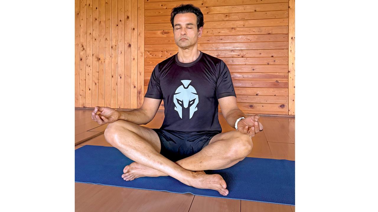 Rohit Roy heads for the retreat twice a year. Pics/Instagram