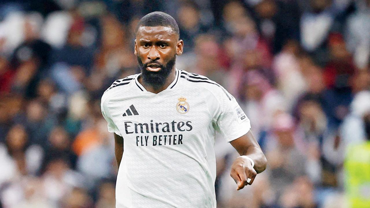 Real Madrid’s Rudiger sidelined with injury