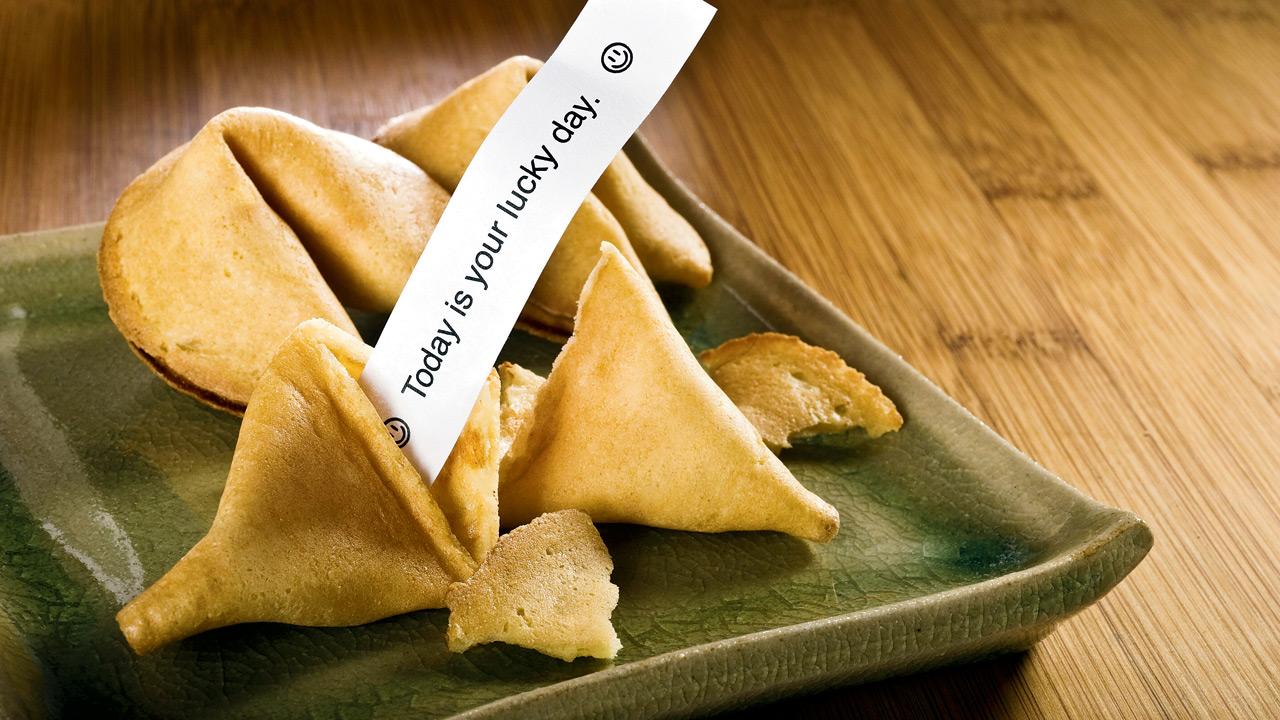 Surprise! Speak your heart out in a cute fortune cookie