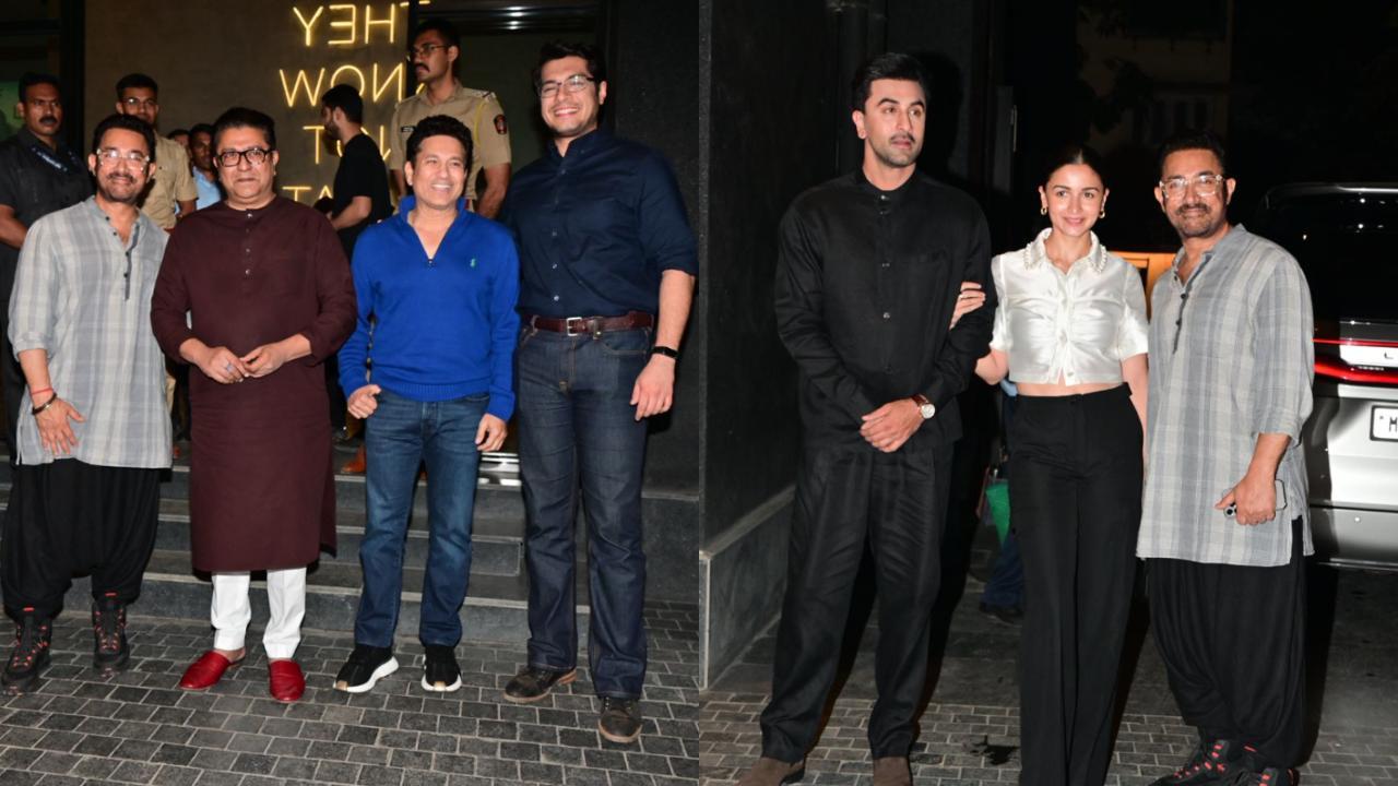 Loveyapa screening: Raj Thackeray, Aamir Khan, Ranbir Kapoor & others attend
