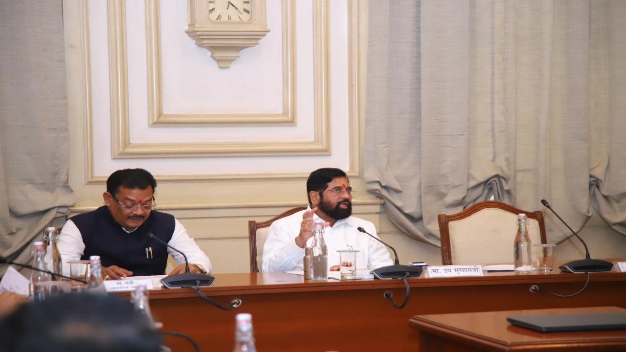 Maharashtra Deputy CM Eknath Shinde reviews school department