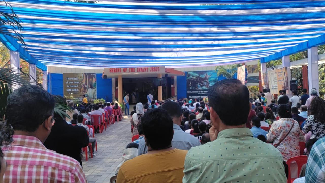 PHOTOS: Thousands of pilgrims visit Infant Jesus Shrine Nashik before the feast