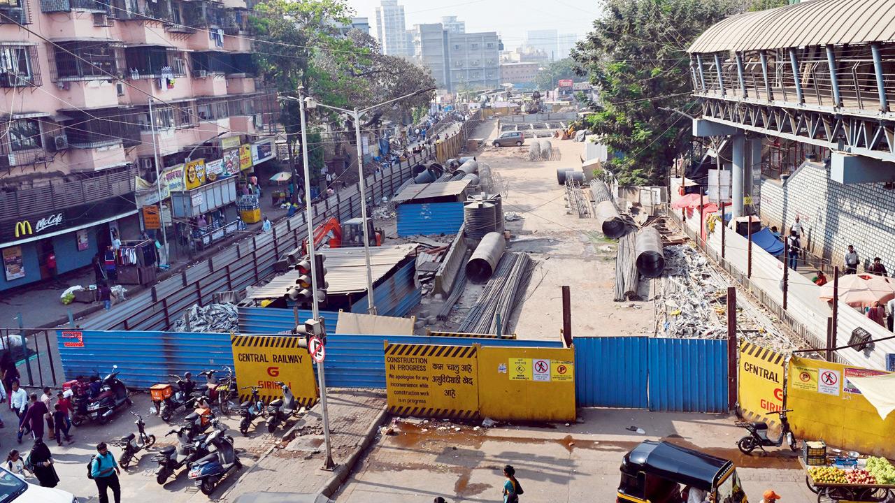 The under-construction bridge