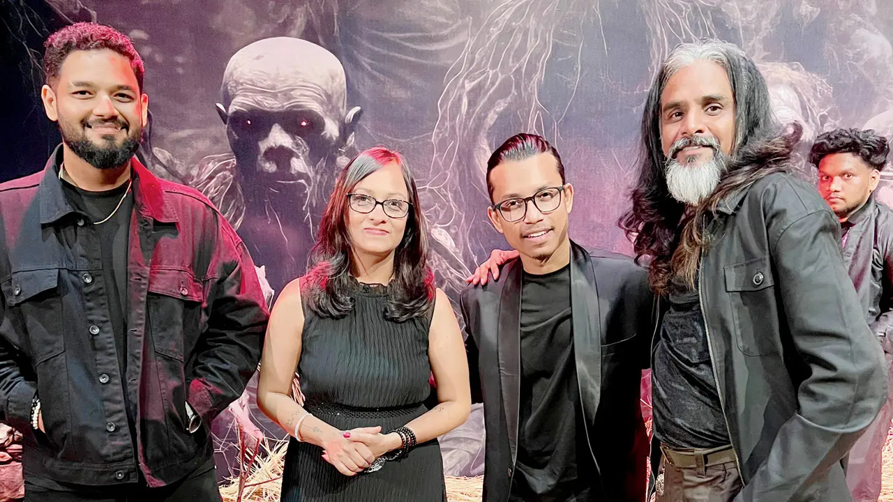 The expert panel comprises (from left) Atharva Naik,  Pooja Vijay, Sarbajeet Mohanty and Savio Furtado 