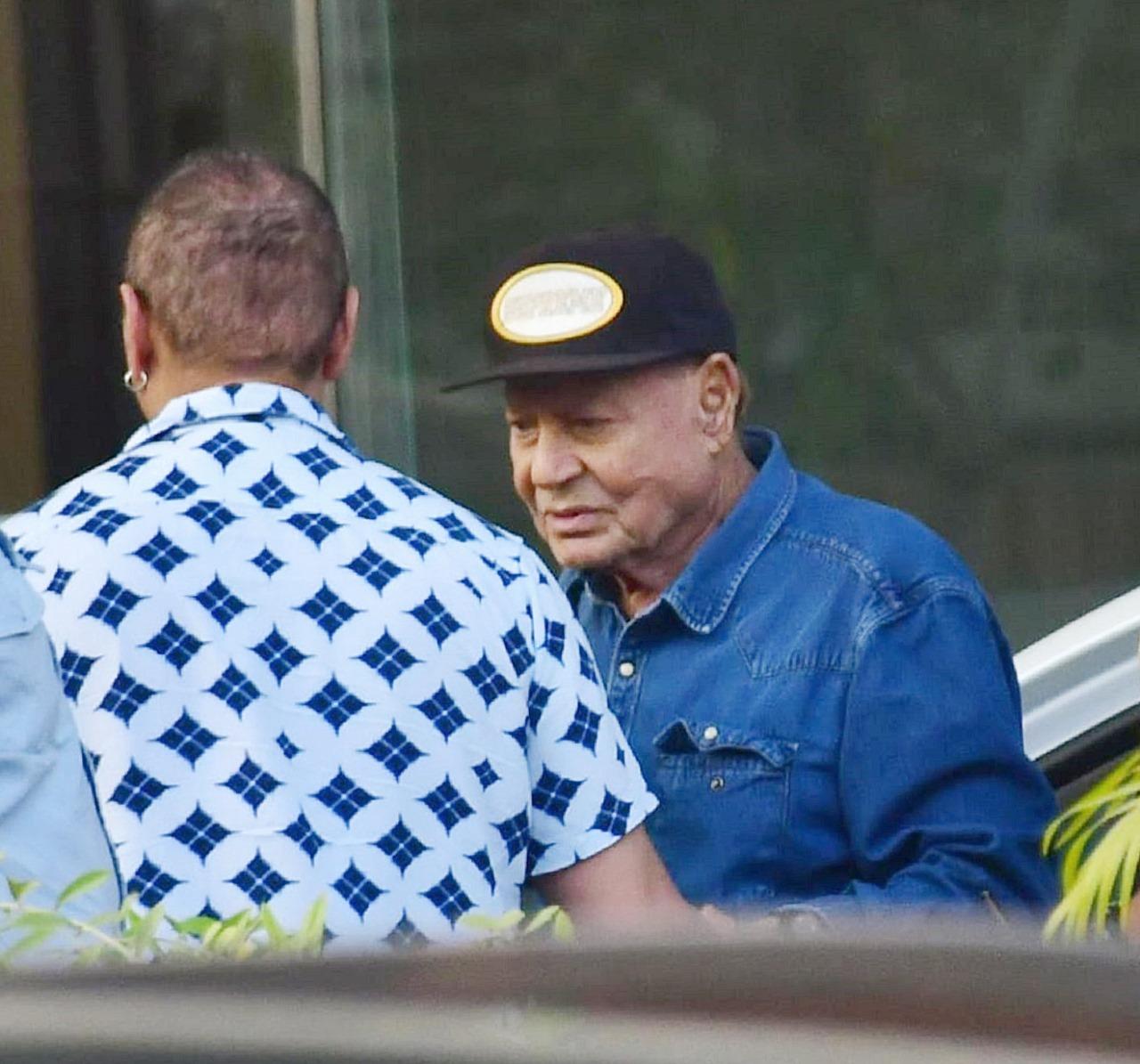 Salman was accompanied by his father and legendary filmmaker Salim Khan
